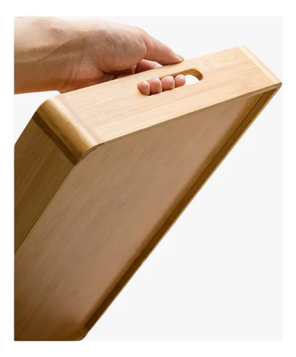 Bandeja Para Desayuno Madera De Bambú Deco - Imagen 4