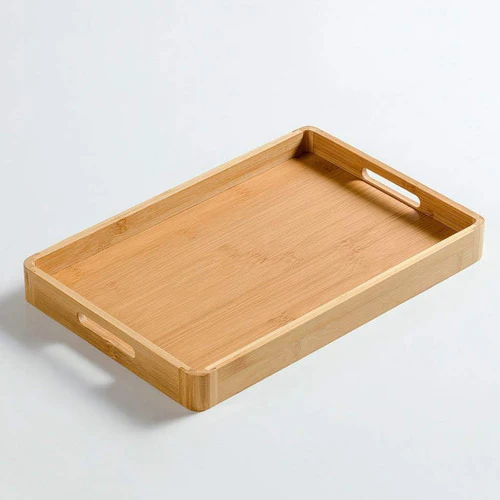 Bandeja Para Desayuno Madera De Bambú Deco - Imagen 3